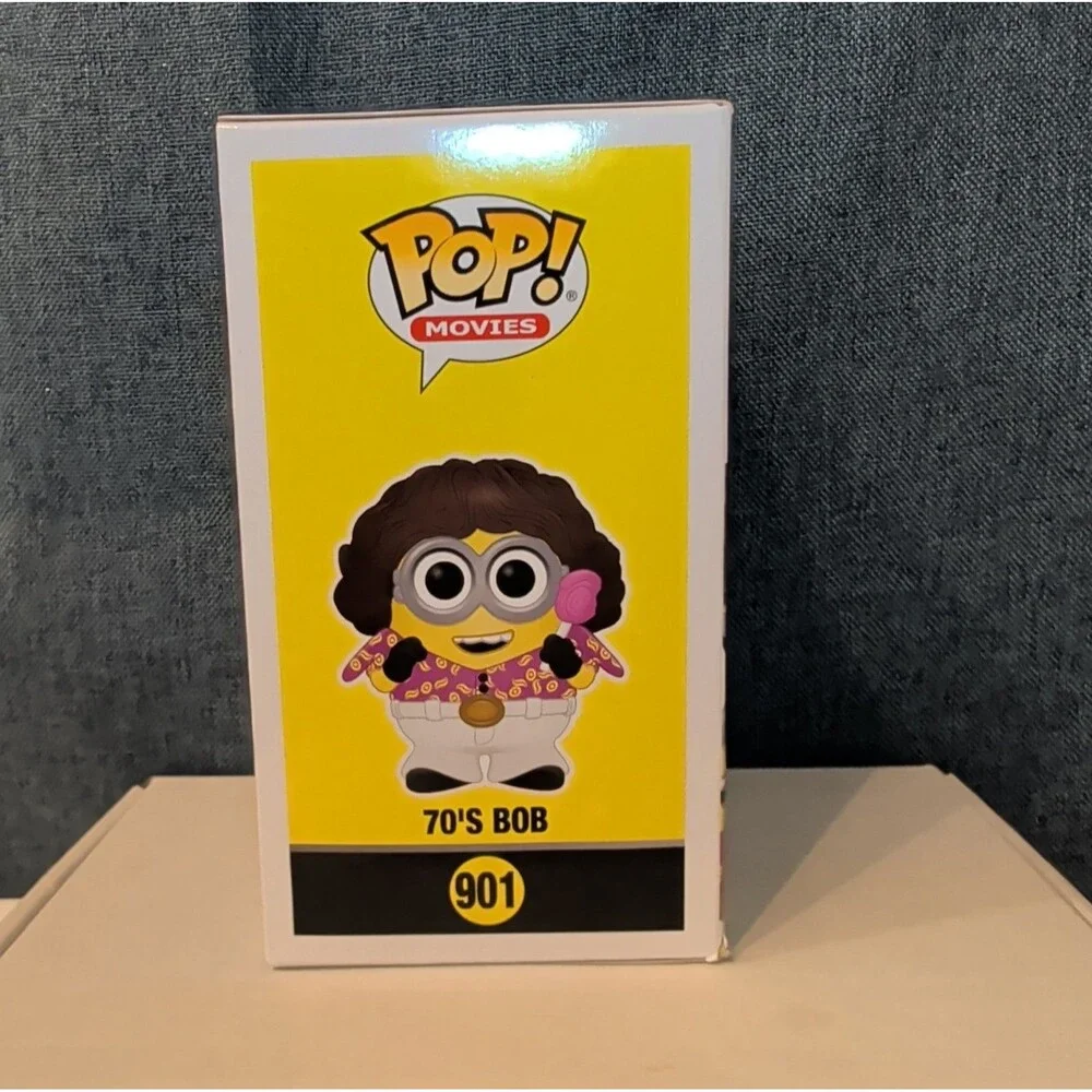 Funko Pop! Movies 901 70s Bob Minions Rise of Gru Vinyl Figure NIB